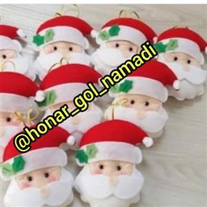 گیفت بابانوئل آویز درخت کریسمس/یلدا 15سانتی