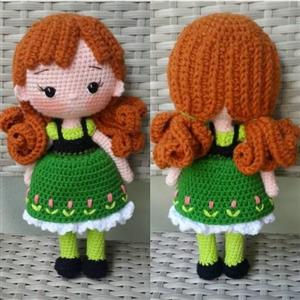 عروسک بافتنی پرنسس آنا