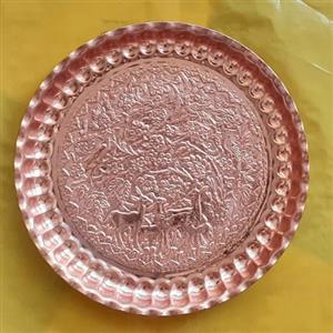 سینی  مسی طرح آهو قطر 36 سانت دور کنگره