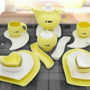 سرویس صبحانه خوری دونفره قلبی برند آیسرام  طرح عشق