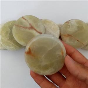 مهر نماز سنگی، مرمر سبز با قطر 6 و عرض 2