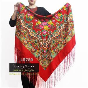 روسری ترکمن طناز  قرمز