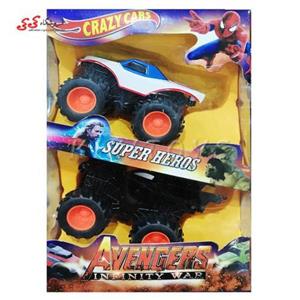 ماشین فلزی اونجرز بتمن و کاپیتان امریکا CRAZY CARS RL021-1 