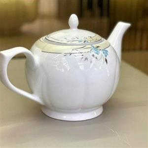 قوری چینی سایز بزرگ طرح دار برند مقصود با کیفیتی عالی
