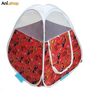 چادر بازی کودک در طرح های متنوع با ارتفاع 1 متری (رنگ آبی)