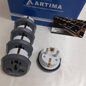 مبدل برق 3ب2,وزن32گرم, رنگ مشکی, اورجینال, مارک:ARTIMA