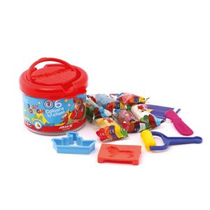 خمیربازی سطلی  6 رنگ آریا