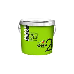 رنگ نیم پلاستیک 12 و نیم کیلو مات درجه 2 سوپر الوان