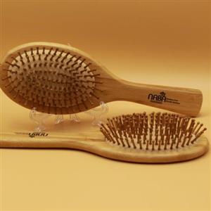 برس چوبی دندانه سر گردبرند naba از جنس بامبو (قابل شستشو)