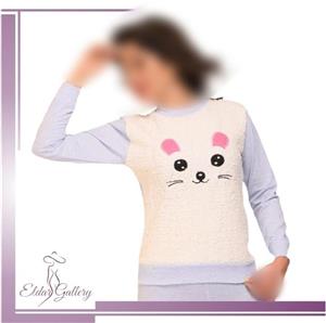 دورس جلو تدی طرح خرگوش و پاندا زنانه