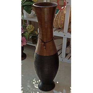 گلدان سفالی رنگ آمیزی شده