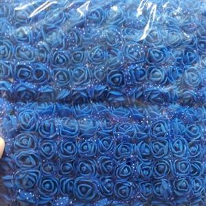 گل فومی ریز آبی بسته 144 عددی