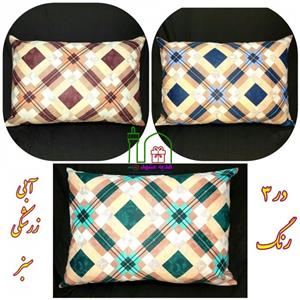 یک جفت روبالشتی تترون 5070 طرح موزائیکی در 3 رنگ زیبا و شیک:\n🟥 زرشکی\n🟦 آبی\n🟩 سبز