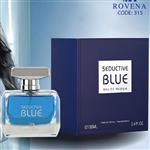 ادکلن روینا ROVENA SEDUCTIVE BLUE (رایحه آنتونیو باندراس بلو سداکشن زنانه Antonio Banderas Blue Seduction 