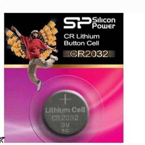 باتری 2032 باطری سکه ای اورجینال  SP CR2032\nسیلیکون پاور  Silicon power لیتیومی گرد ساعت ریموت ماشین حساب اصلی\n3 ولت 3v