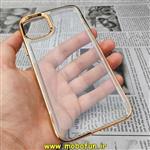 قاب گوشی iPhone 11 Pro Max آیفون طرح پشت طلق شیشه ای شفاف اورجینال برند CASE MATE طلایی کد 427