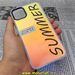 قاب گوشی iPhone 11 Pro Max آیفون طرح ضدضربه هولوگرامی لنز رنگی هفت رنگ SUMMER کد 412