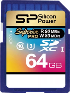 مموری کارت 64 گیگابایت Silicon Power مدل Superior Pro