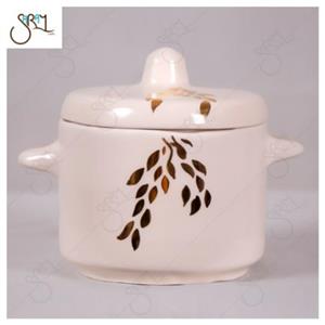 سوپ خوری تک نفره سرامیکی فانتزی لاستر طلا مدل 0615 