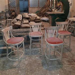 صندلی لهستانی کدc22 مدل کانتر اصیل چوب تبریز