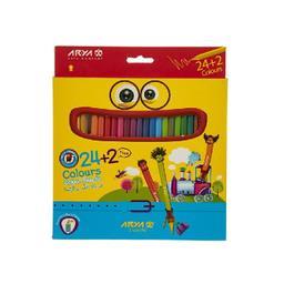 مداد 24رنگ آریا