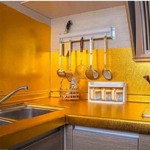 فویل طلایی کابینتی 3متری\nچسبی ضد خط و خش ساخت چین درجه یک با 