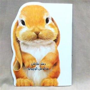 دفتر نقاشی فانتزی خرگوش کوچولو - دفتر نقاشی 32 صفحه امین