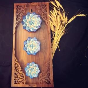 قاب سه تایی میناکاری کد1
