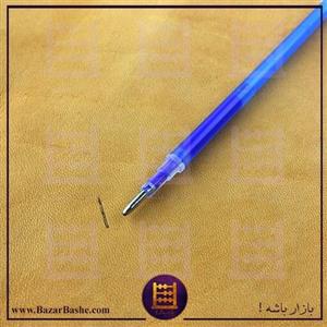 خودکار ژله ای علامت گذاری چرم رنگ آبی مدل Pen-Blu01