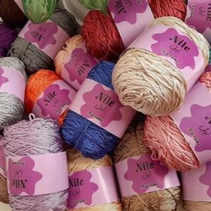 مکرومه براق دو سوزنه نیل باکیفیت عالی و بادوام هر کلاف حدودا 250گرم