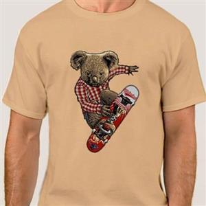 تیشرت نخی مردانه طرح کوآلا