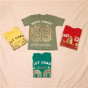 حراج ویژه تیشرت بچگانه تیشرت تک پسرانه تکپوش بچگانه تیشرت نخی طرح های متنوع