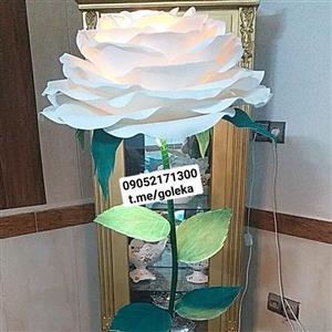گل یک شاخه فومی آباژوری
