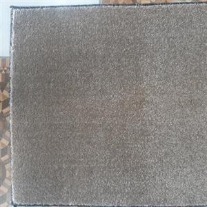پادری فرش فریز ساده تک رنگ 50 در 60 سانت رنگ نسکافه ای