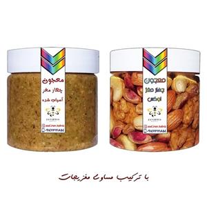 معجون عسل چهار مغز درشت و آسیاب شده (پک ویژه 10 درصد تخفیف)