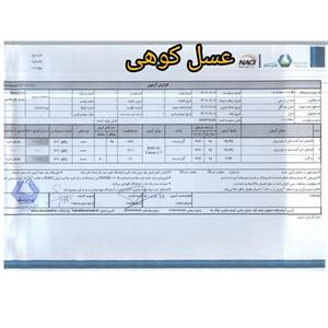 عسل‌‌چندگیاه‌کوهستانی‌صد‌درصدطبیعی دیابتی  زاگرس شمالی (یک کیلویی)بابرگه آزمایشگاه 