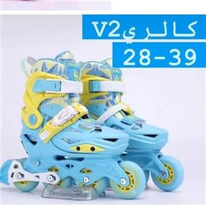 اسکیت کالری مدل v2 سایزs رنگ آبی