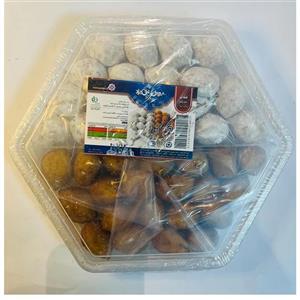 شیرینی قطاب یزد دو رنگ  شیرینی سنتی یزد