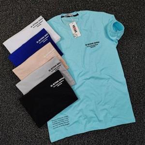 تیشرت یقه گرد مردانه استین کوتاه پنبه سوپر پوشاک نایس