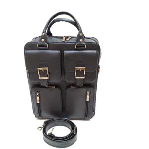 کیف مهندسی چرم گاوی کاملا دستدوز ابعاد 36×29 بند دوشی و بند دستی 4 عدد جیب روی کار