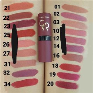 رژ لب گلدن رز مدل ولوت مات شماره 04 04 Golden Rose Velvet Matte Lipstick