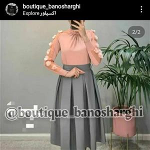 شومیز  مجلسی (آستین شکوفه دار)