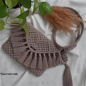کیف مکرومه بسیار شیک و خاص برای خاص پسندان