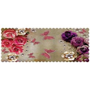 رانر مخمل رنس مدل R1-42818 سایز 100x40 سانتی متر