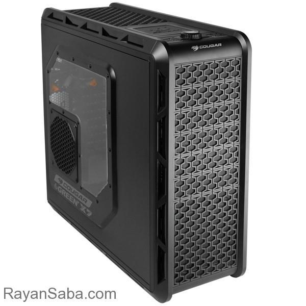 Green X7 Cougar Computer Case