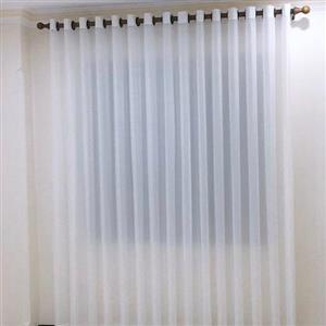 پرده آماده حریر پانچ عرض140 در 280 سانتی متر