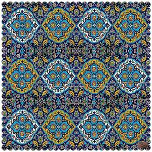 رومیزی مخمل رنس مدل T7-42016 سایز 140x140 سانتی متر