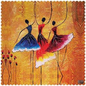 رومیزی مخمل رنس مدل T7-42041 سایز 140x140 سانتی متر