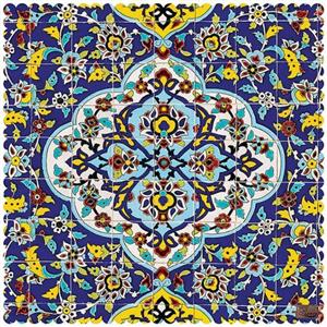 رومیزی مخمل رنس مدل T7-42400 سایز 140x140 سانتی متر