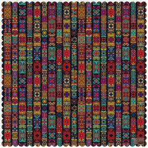 رومیزی مخمل رنس مدل T7-42525 سایز 140x140 سانتی متر